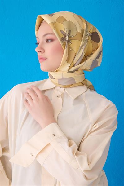 Belli %100 Twill İpek Eşarp 4100D 34