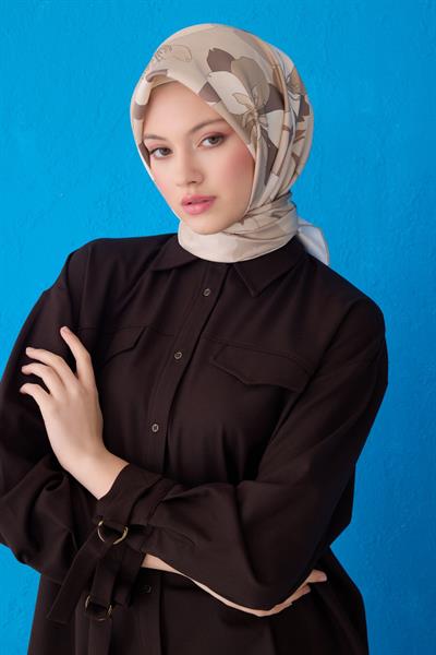 Belli %100 Twill İpek Eşarp 4100D 35