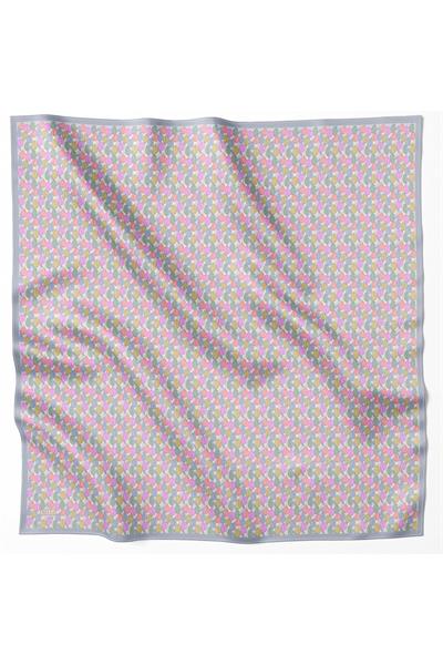 Belli % 100 Twill İpek Eşarp 4204D 80