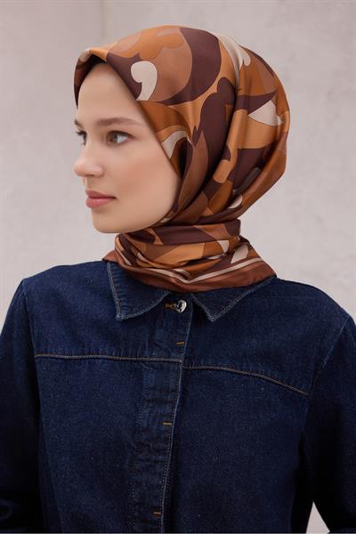 Belli % 100 Twill İpek Eşarp 4213D 87