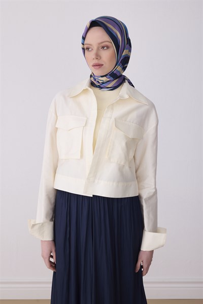 Belli 2026 Yaz Sezonu Twill İpek Eşarp 4311DTM 85