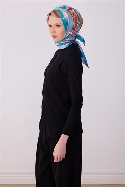 Belli 2026 Yaz Sezonu Twill İpek Eşarp 4318DTM 34