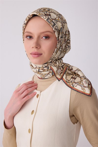 Belli 2026 Yaz Sezonu Twill İpek Eşarp 4328DTM 81