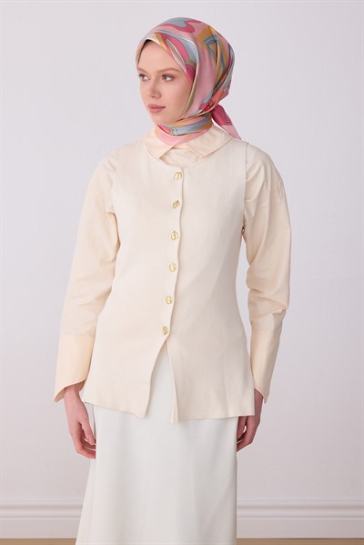 Belli 2026 Yaz Sezonu Twill İpek Eşarp 4318DTM 02