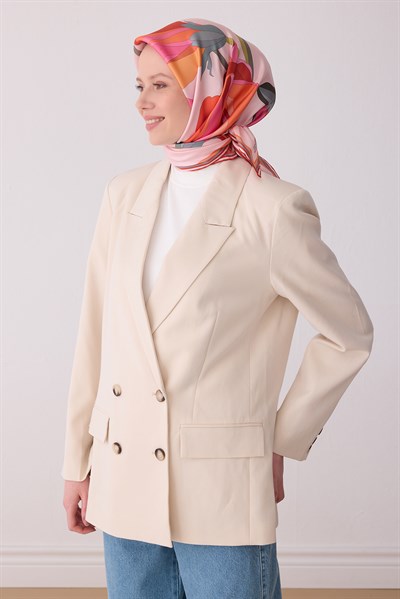 Belli 2026 Yaz Sezonu Twill İpek Eşarp 4303DTM 55