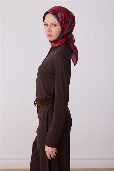 Belli 2026 Yaz Sezonu Twill İpek Eşarp 4327DTM 85