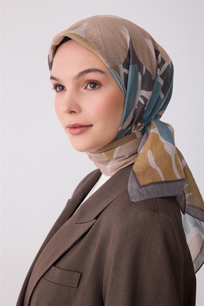 Belli Fresh Tensel Kumaş RozyEşarp3377 03