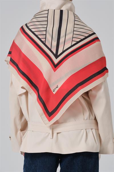 QOOQ BLOK BASKILI EŞARP