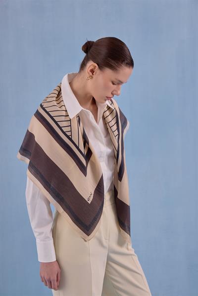 QOOQ BLOK BASKILI EŞARP