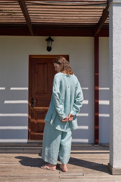 SOFFY PANTOLON AQUA