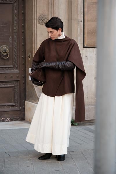 TEK ATKILI KAŞE BLUZ