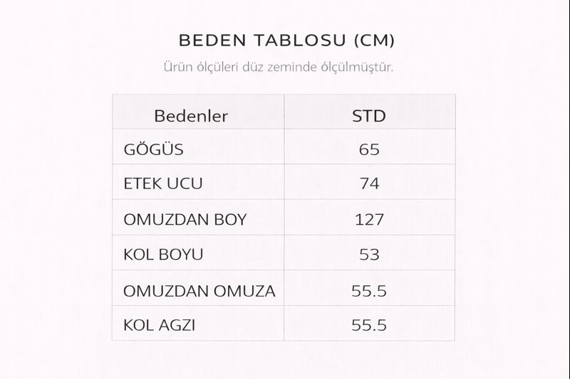 Beden Tablosu