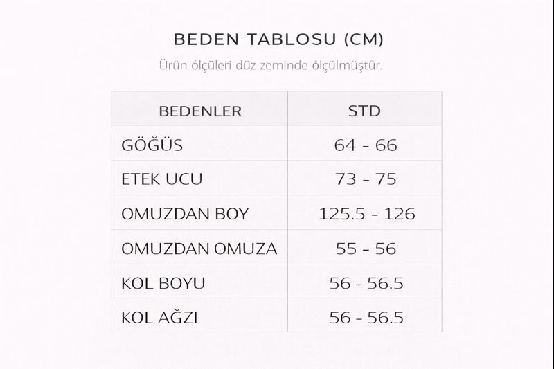 Beden Tablosu