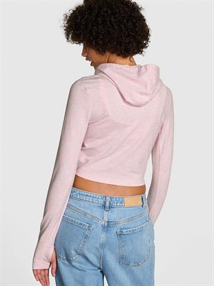 All-Day Pamuklu Fermuarlı Sweatshirt
