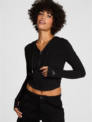 All-Day Pamuklu Fermuarlı Sweatshirt