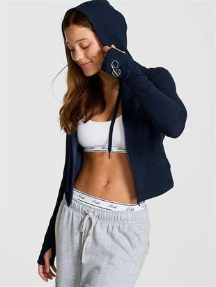 All-Day Pamuklu Fermuarlı Sweatshirt