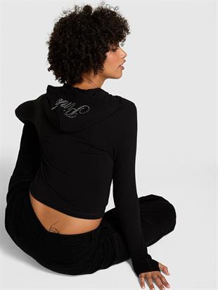 All-Day Pamuklu Fermuarlı Sweatshirt