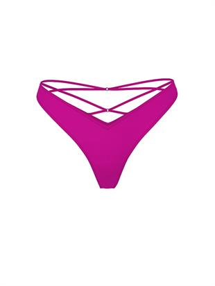 Arkası Askılı Derin Bacak Kesim Tanga