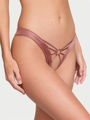Askılı Crotchless Tanga