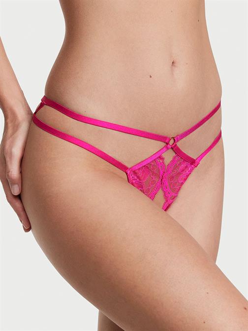 Askılı Dantelli Tanga