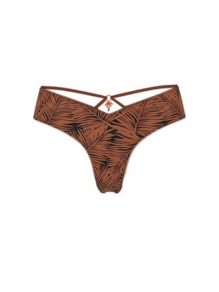 Askılı Derin Bacak Kesim Cheeky Külot