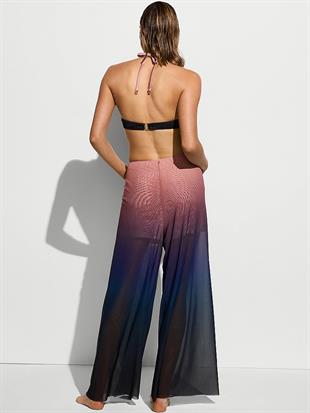 Beachwear Önden Bağlamalı Şifon Pantolon