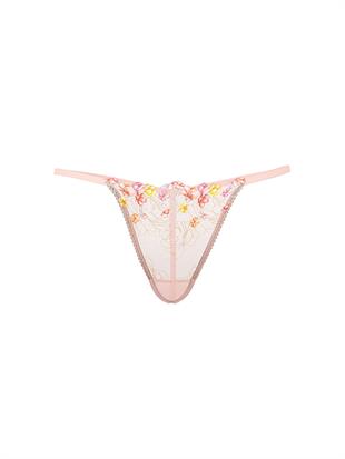Bloom İşlemeli V-String Külot