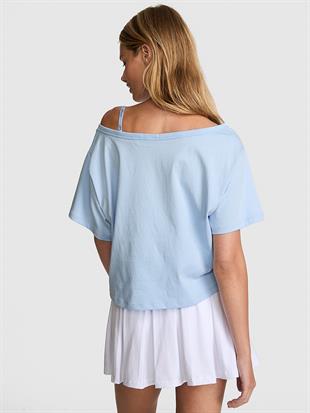Bol Kesim Crop Tişört
