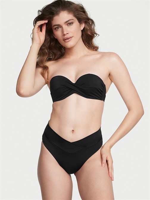 Büzgülü Askısız Bikini Üstü