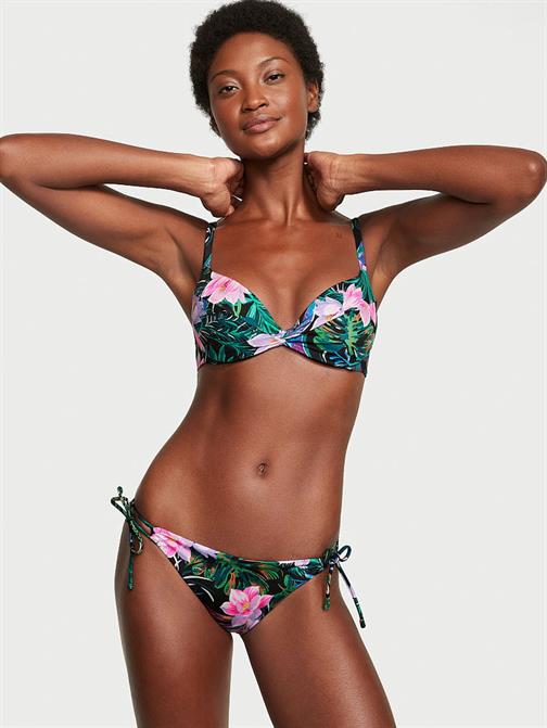 Büzgülü Çıkarılabilir Push-Up Bikini Üstü