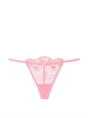 Çiçekli V-String Külot