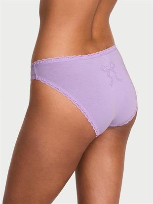 Dantel Detaylı Pamuklu Bikini Külot