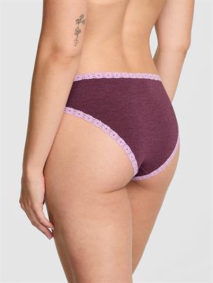 Dantel Detaylı Pamuklu Cheeky Külot