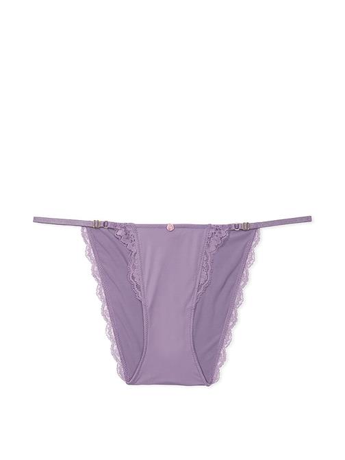 Dantel Kenarlı Ayarlanabilir İpli Bikini Külot