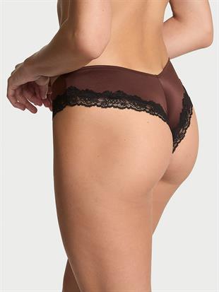 Dantel Kenarlı Derin Bacak Kesim Cheeky Külot