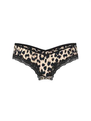 Dantel Kenarlı Tül Cheeky Külot