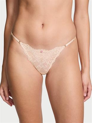 Dantelli Ayarlanabilir Askılı Bikini Külot