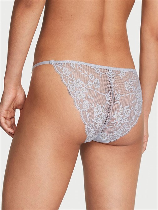 Dantelli Ayarlanabilir Askılı Bikini Külot