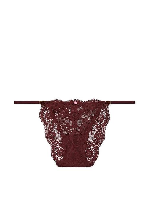 Dantelli Ayarlanabilir Askılı Bikini Külot