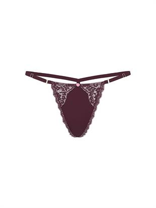 Dantelli Ayarlanabilir V-String Külot