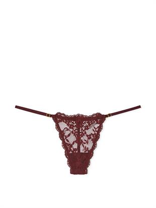 Dantelli Ayarlanabilir V-String Külot
