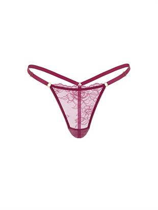 Dantelli Ayarlanabilir V-String Külot