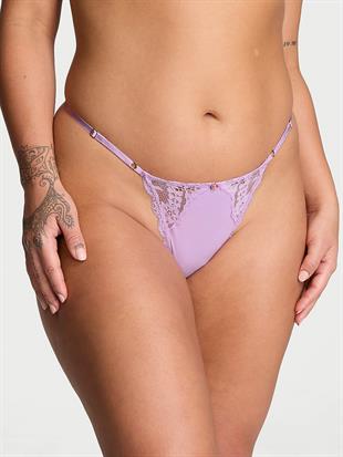 Dantelli Ayarlanabilir V-String Külot