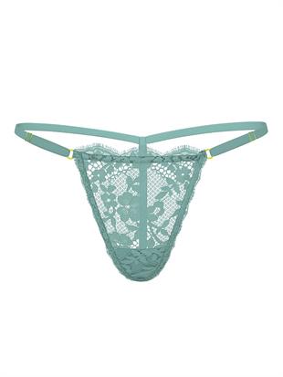 Dantelli Ayarlanabilir V-String Külot