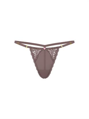 Dantelli Ayarlanabilir V-String Külot
