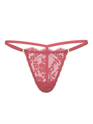 Dantelli Ayarlanabilir V-String Külot
