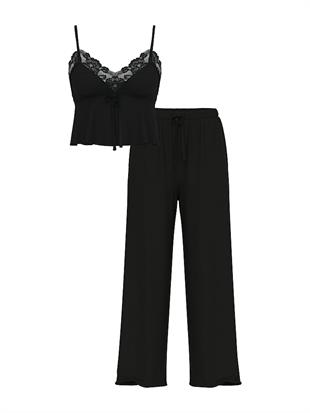 Dantelli Modal Pijama Takımı