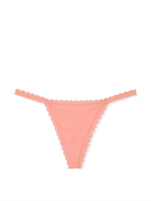 Dantelli Pamuklu V-String Külot