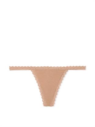 Dantelli Pamuklu V-String Külot