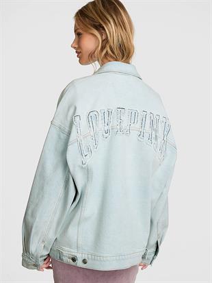 Denim by PINK Oversize Trucker Ceket